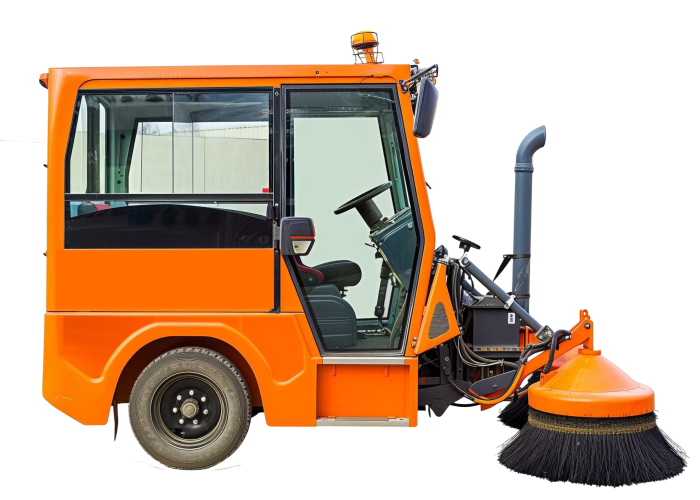 street-sweeper-isolated-white-background